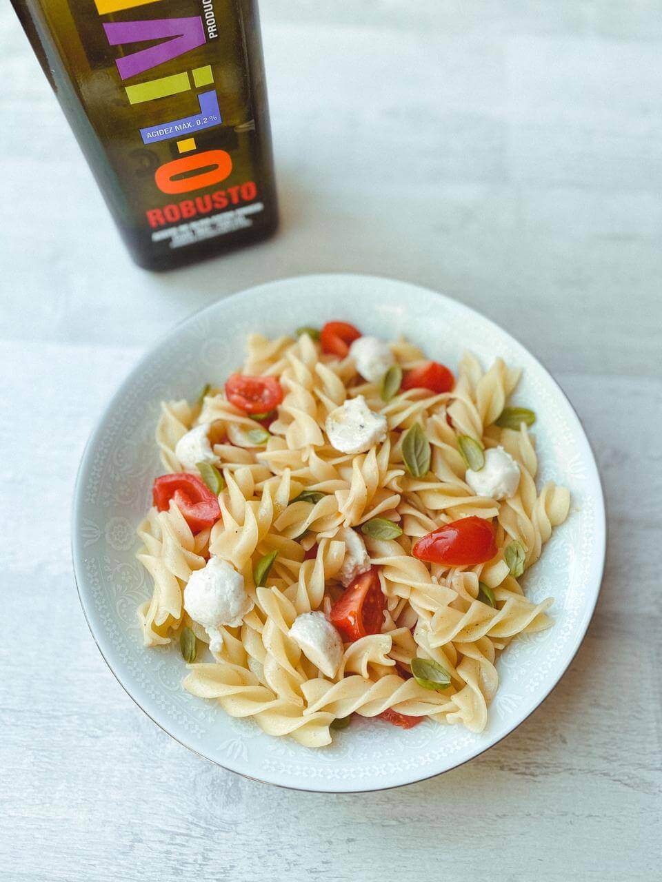 Pasta Caprese por Cata Arancibias