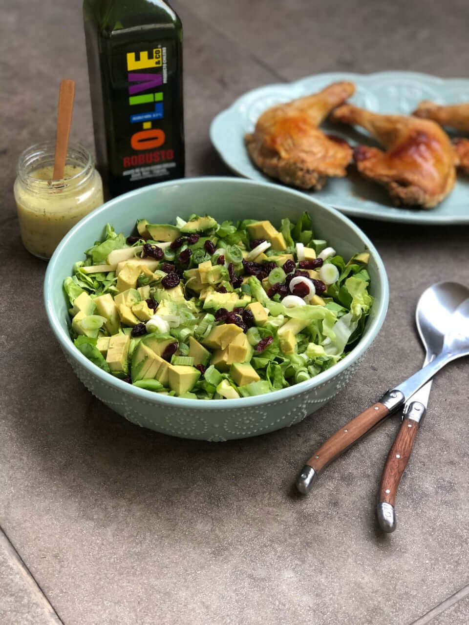 Ensalada de Manzana y Palta por Benjamín Pérez
