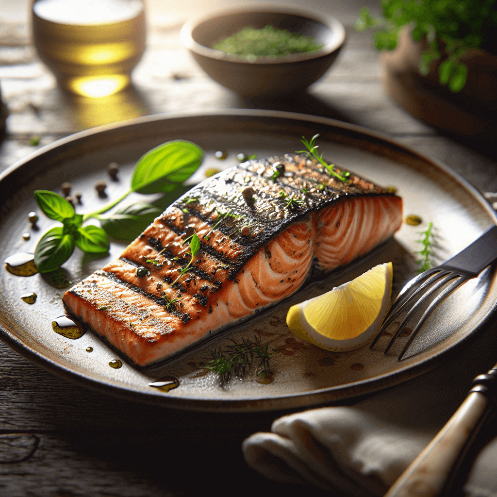 Receta Salmón a la Plancha con aceite de oliva O-Live