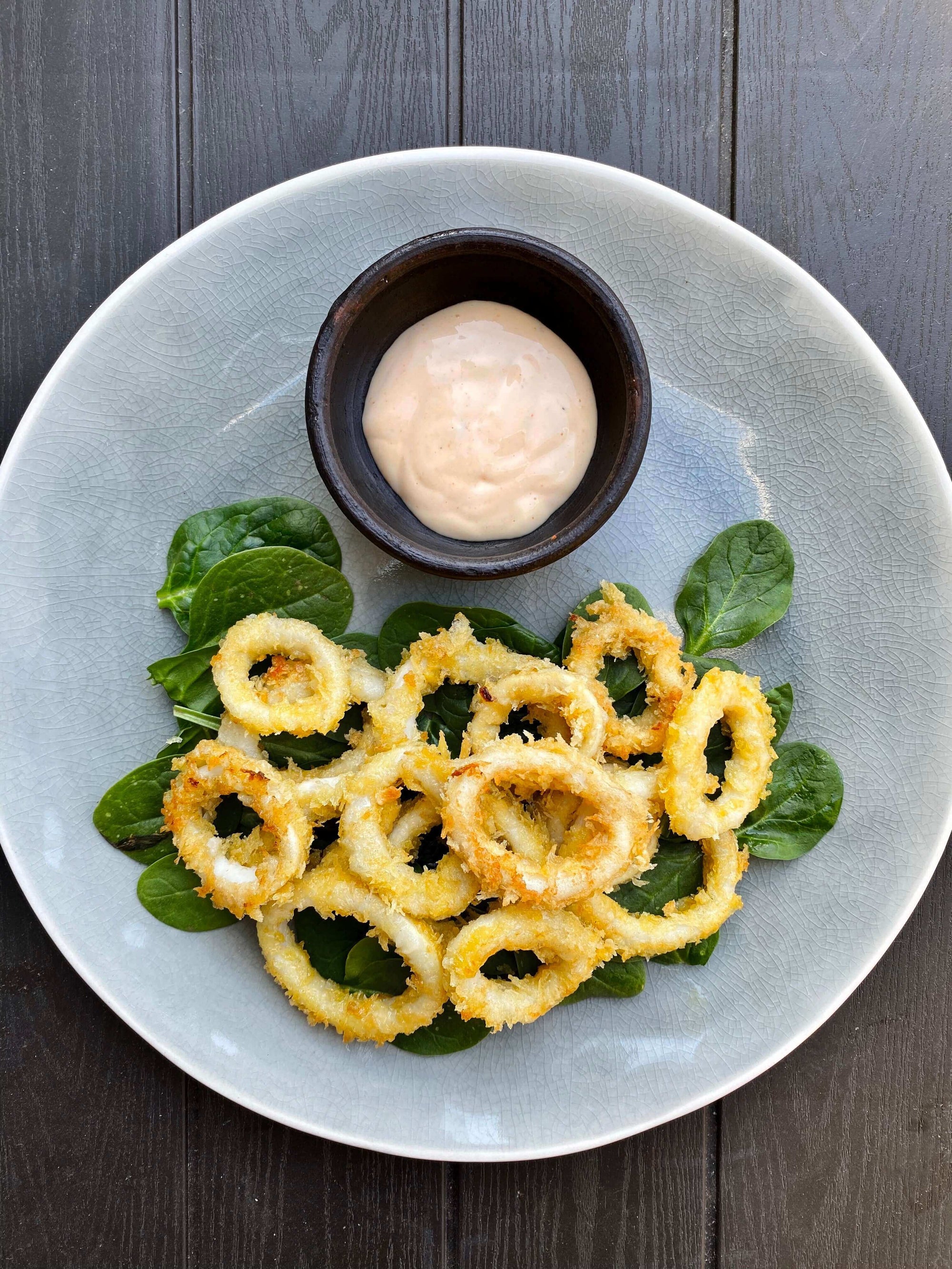 Calamares Apanados por Carole Matthei