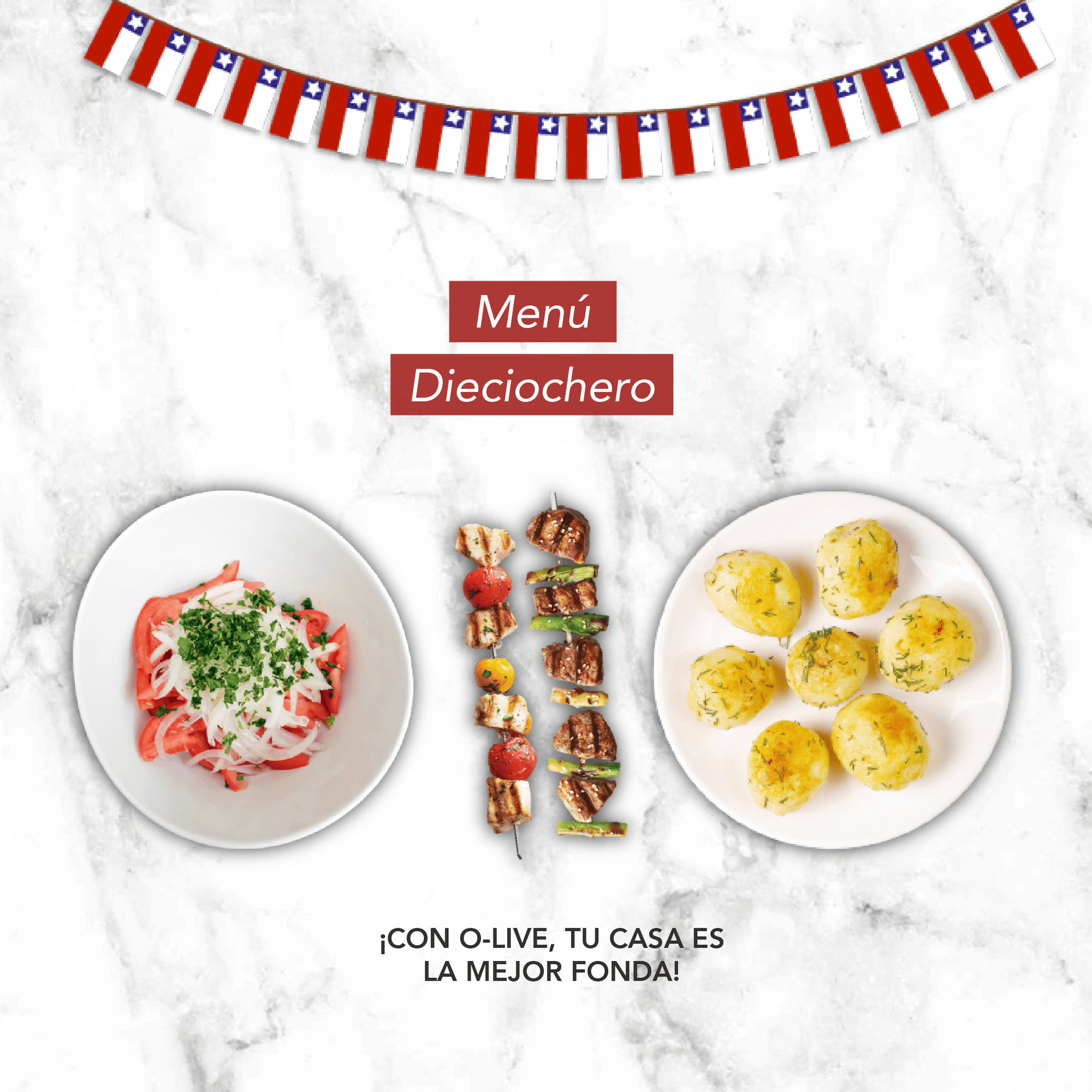 Menú Dieciochero