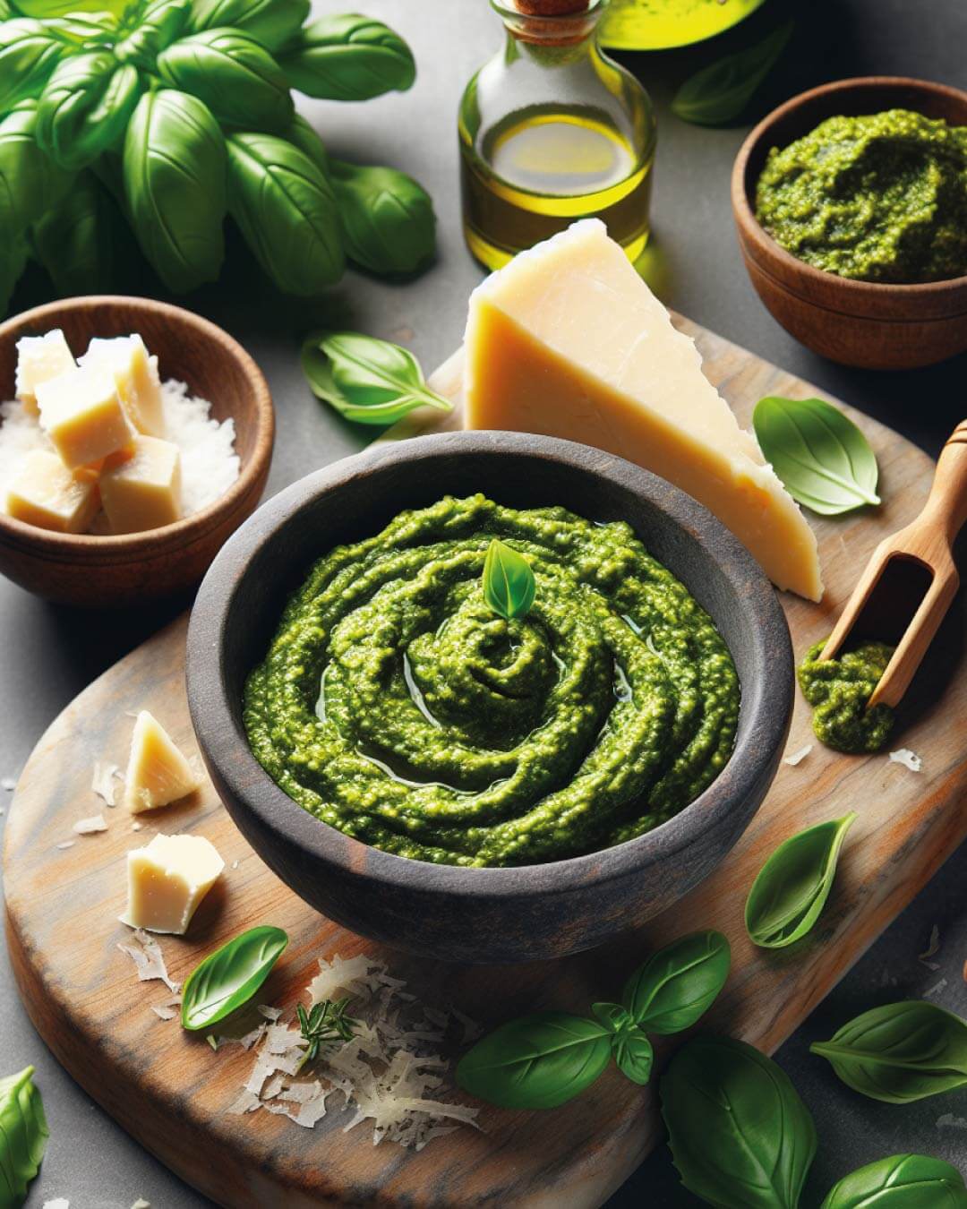 Pesto Italiano con Aceite de Oliva O-Live