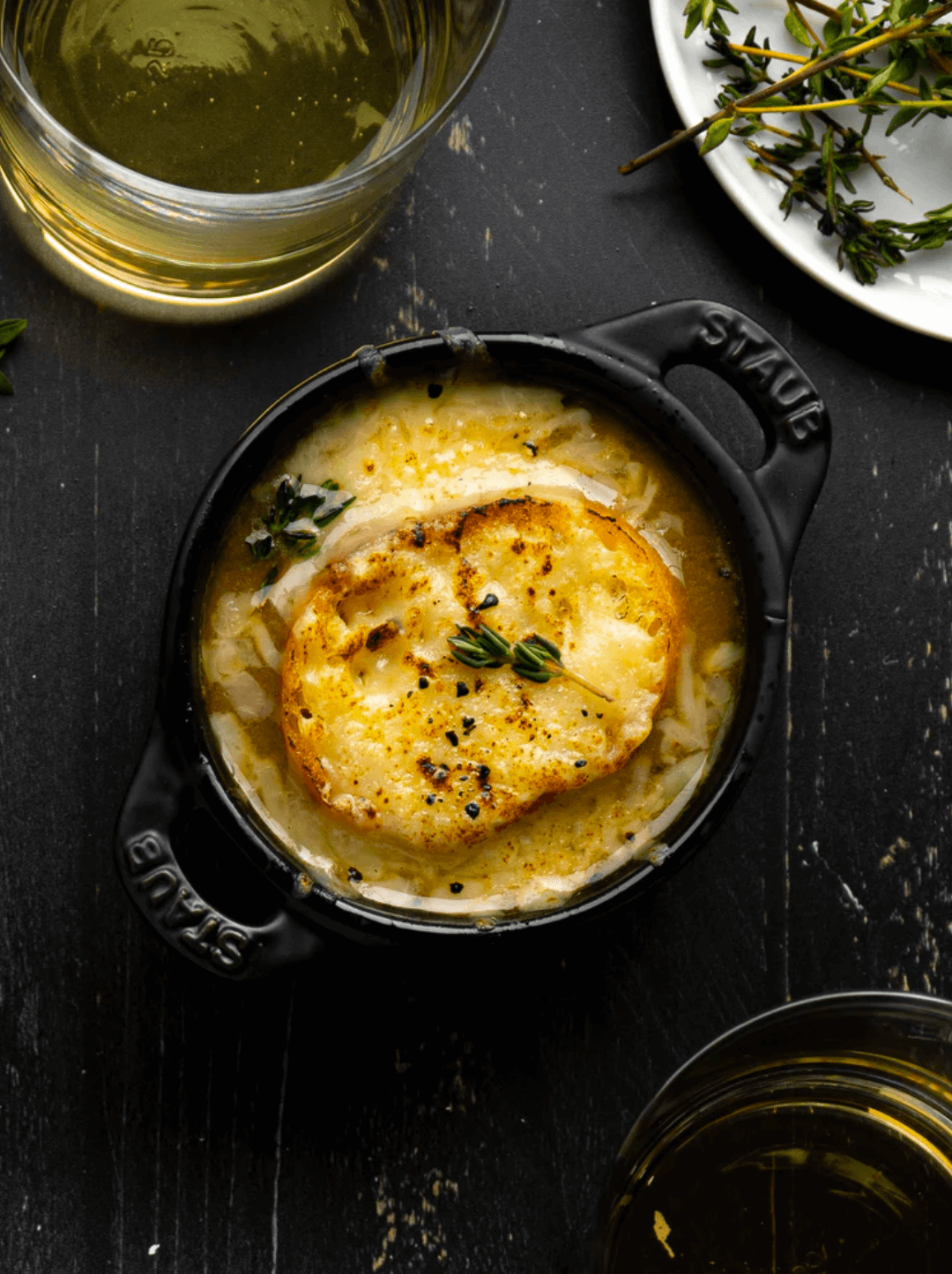 Sopa de Cebolla preparada con Aceite de Oliva O-Live & Co