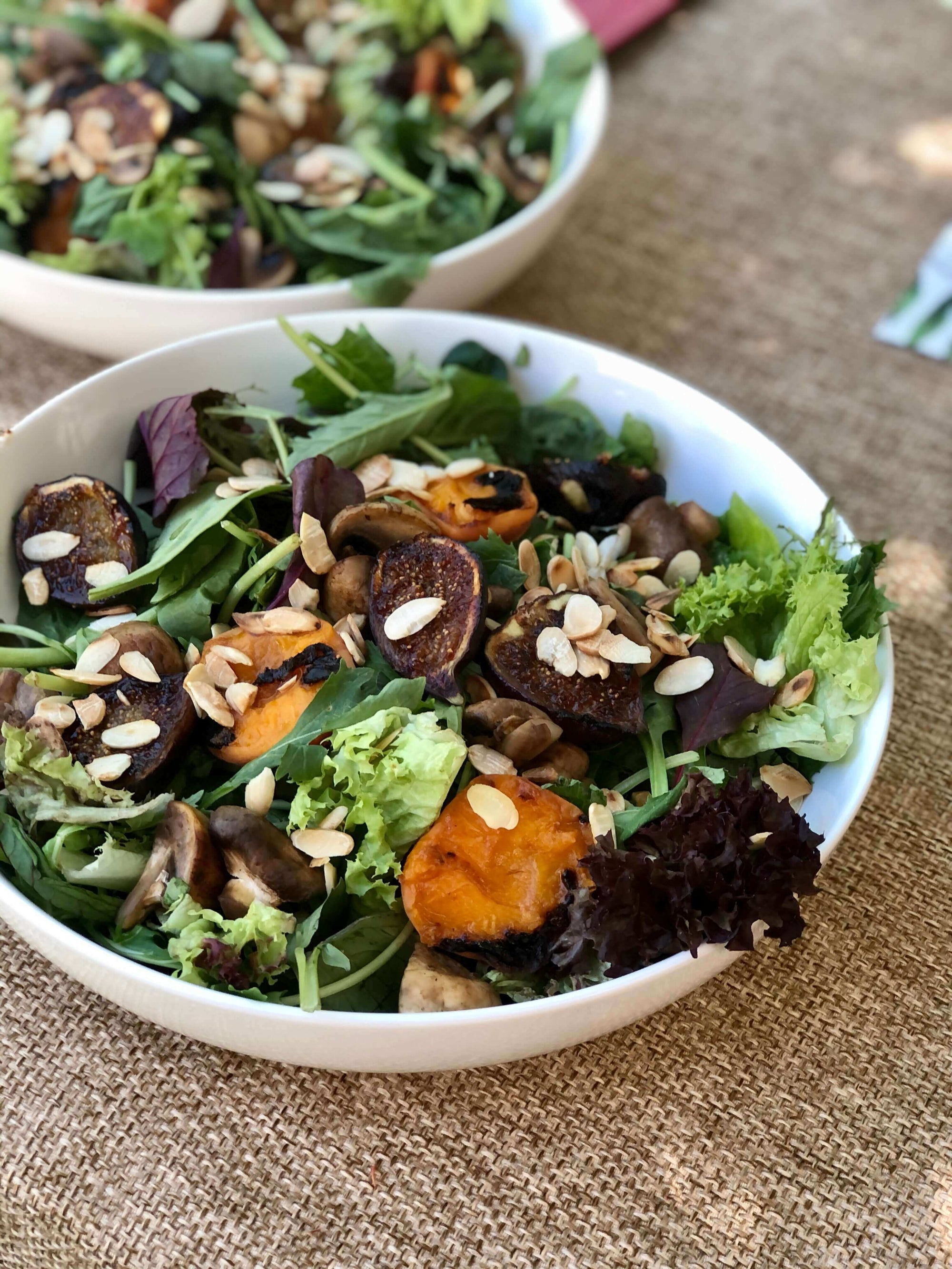 Receta Ensalada con Brevas y Damascos