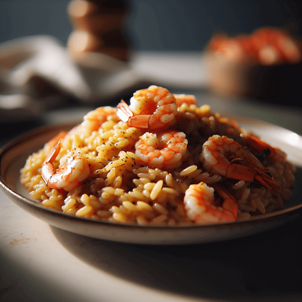 Receta de Risotto de Camarones para Semana Santa con Aceite de Oliva O-Live