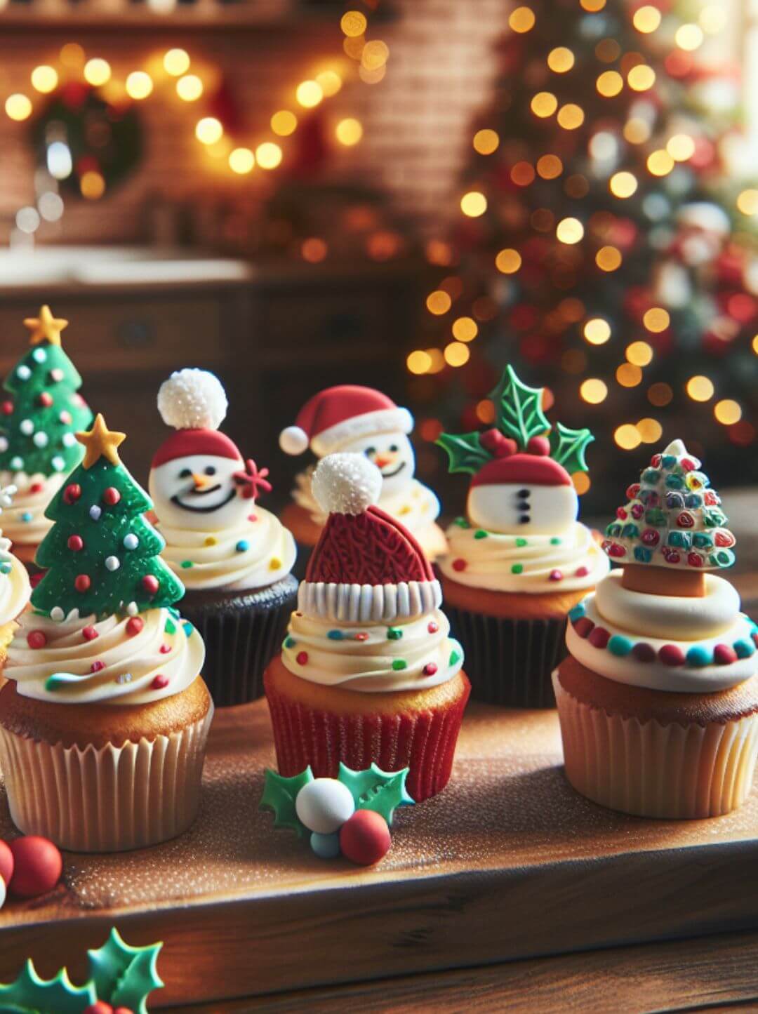 Cupcakes Navideños 🧁🎄