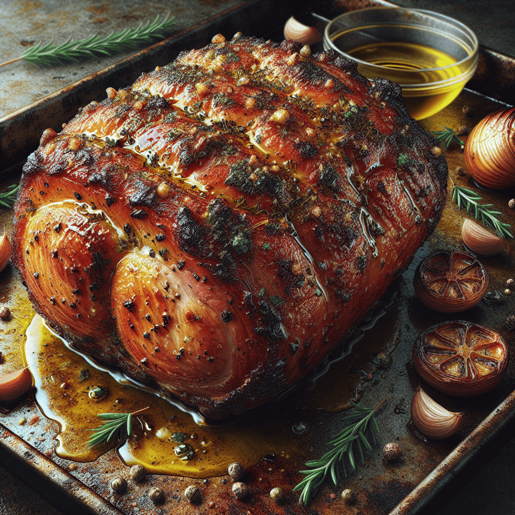 Lomo de Cerdo al Horno con Aceite de Oliva O-Live y Hierbas