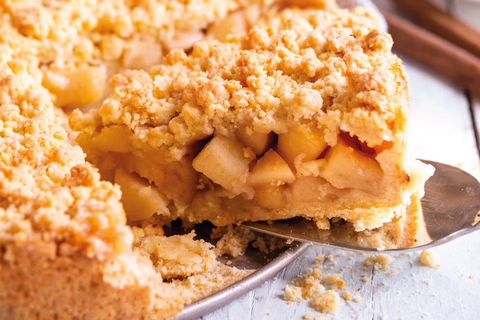 Receta del Día de los Enamorados: Crumble de Manzana con Canela