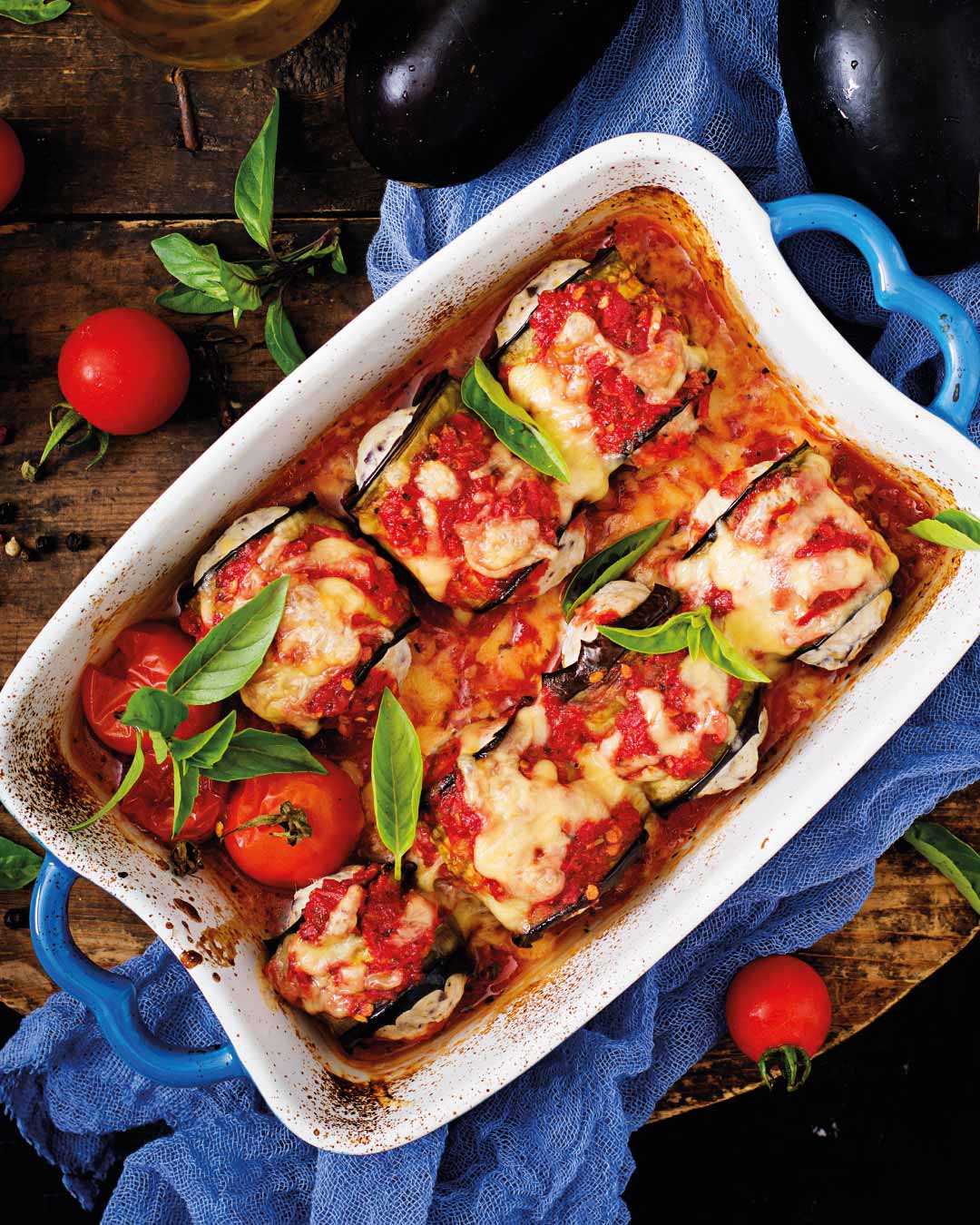 Canelones de Berenjena y Queso Feta: Receta Low Carb