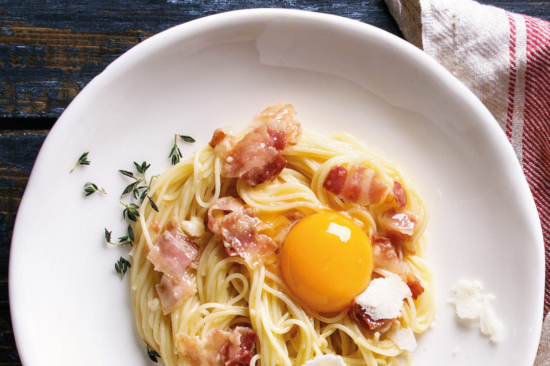 Receta de Pasta Carbonara con Santiago