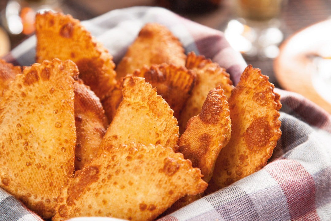 Empanadas Fritas de Queso y Mariscos