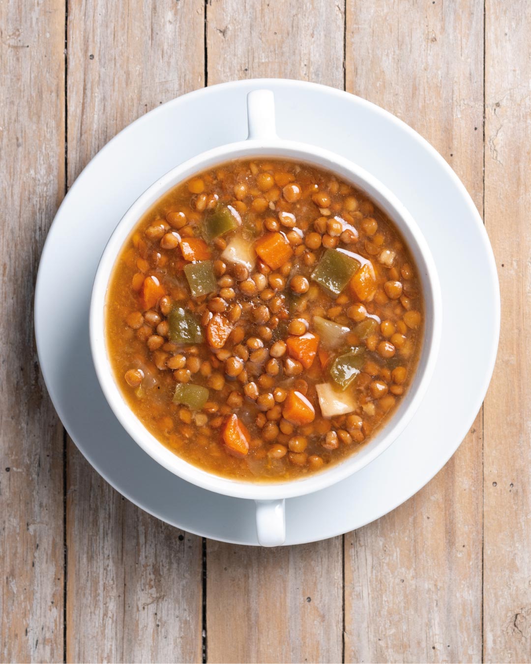 Guiso de Lentejas con Sofrito al Oliva