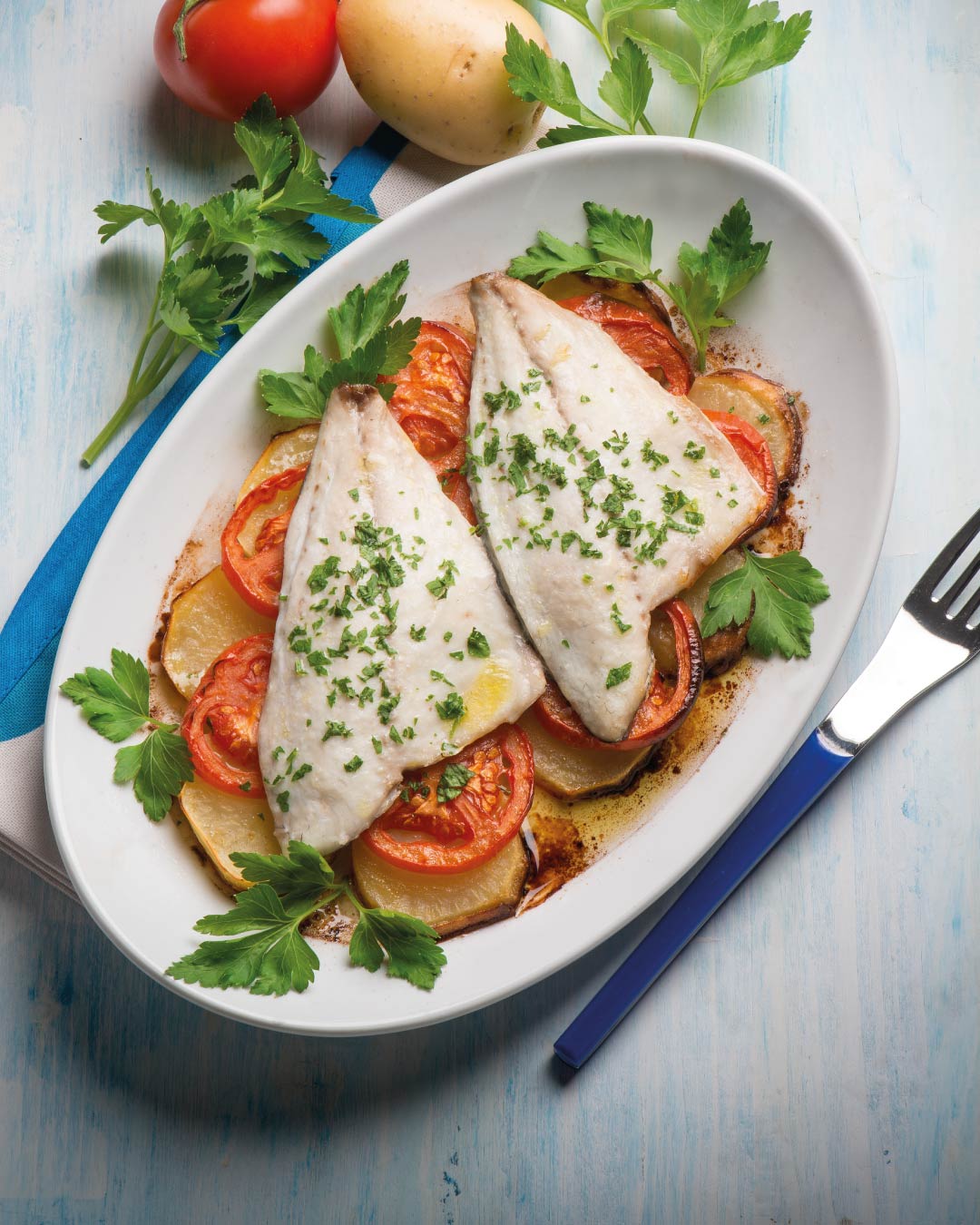 Receta Saludable de Merluza al Horno con Verduras para Semana Santa
