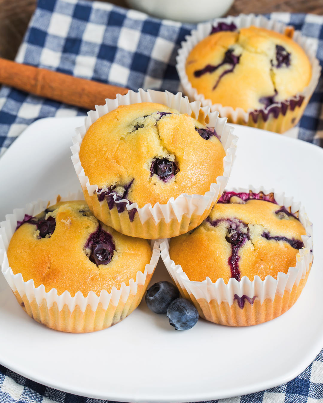 Muffins de Arándanos Saludables