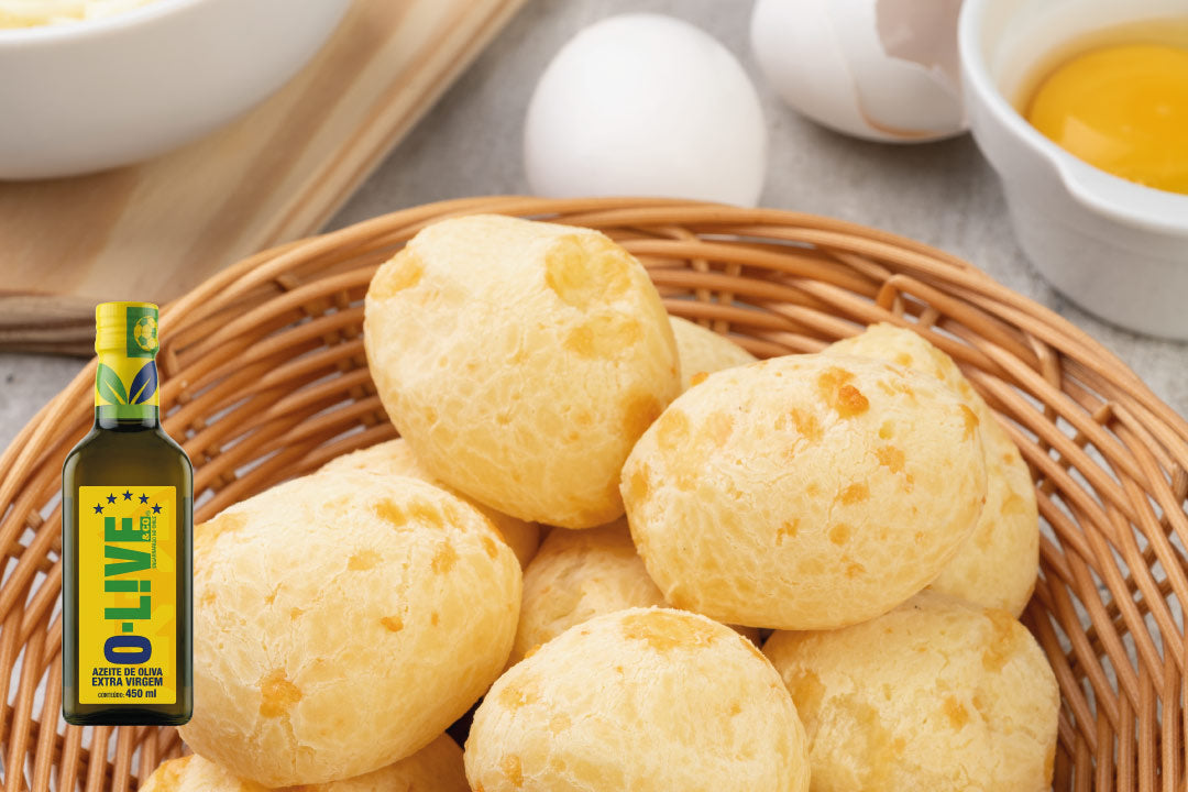 Pão de Queijo Brasileño con Aceite de Oliva O-Live