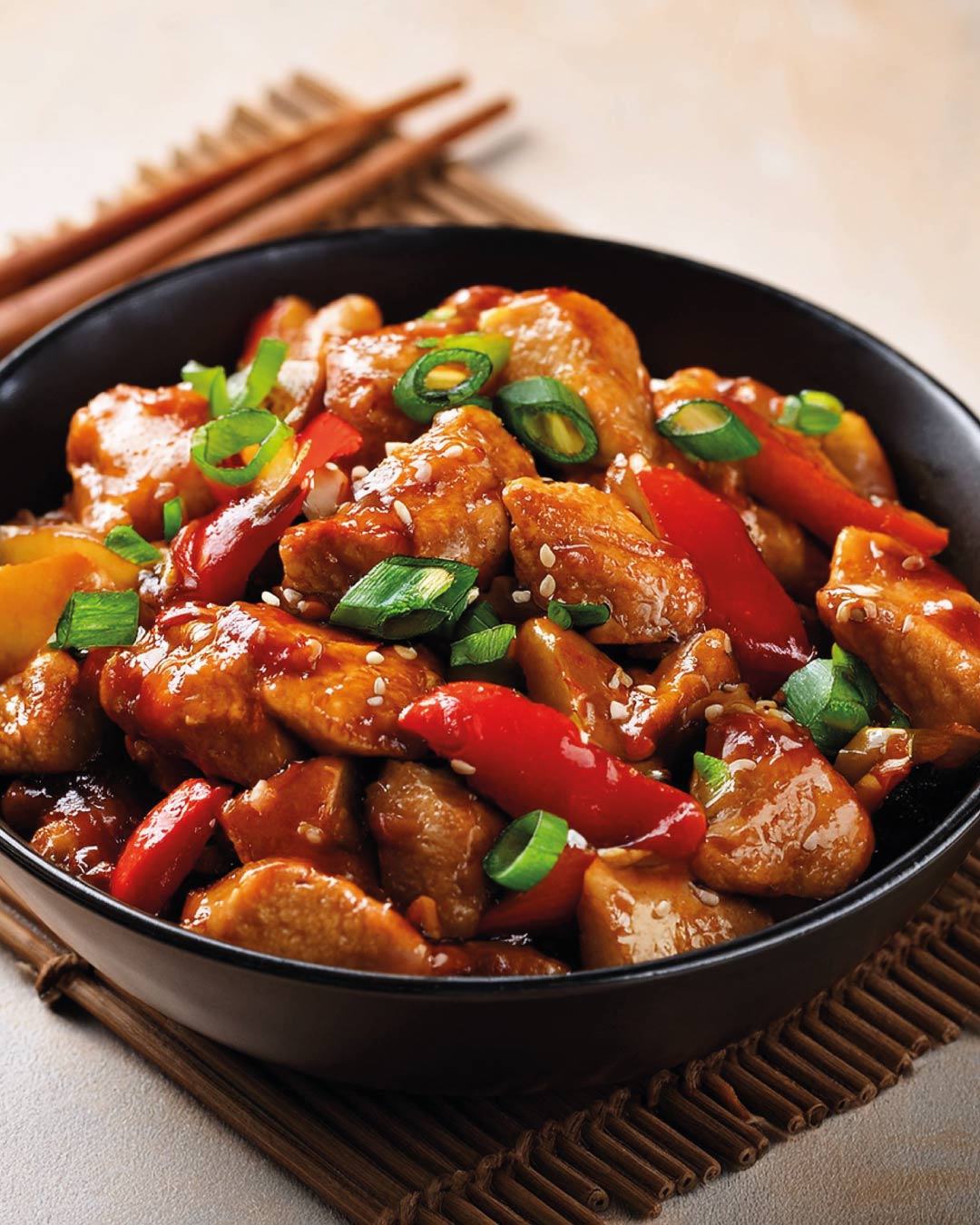 Pollo Agridulce Rápido: Receta Chino-Chilena con Aceite de Oliva Extra Virgen