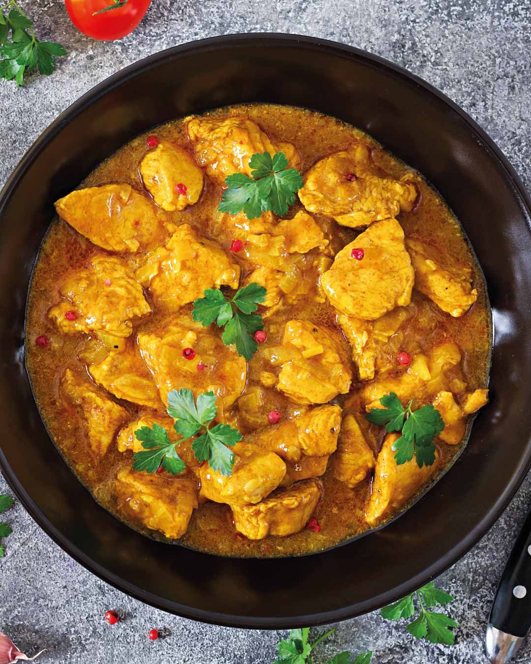 Receta de Pollo al Curry para el Día de la Madre