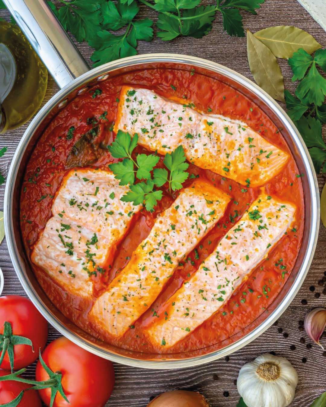 Salmón a la Napolitana: Receta para el Día del Padre