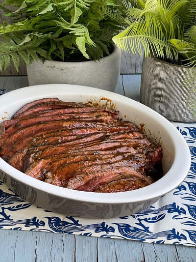 Bandeja con roast beef express condimentado con aceite de oliva O-Live & Co.