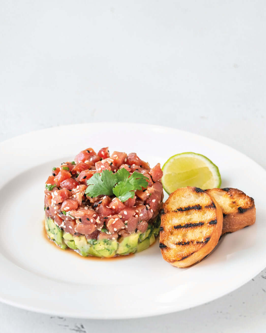 Tartar de atún con palta