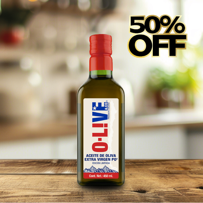 Aceite de Oliva Extra Virgen O-Live Edición Chile 450ml