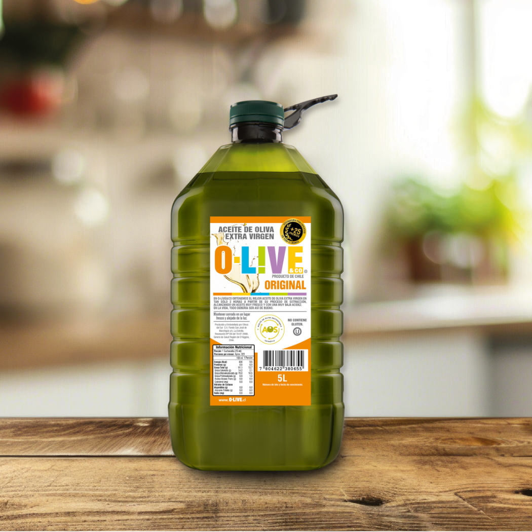 Aceite de Oliva Extra Virgen O-Live 5 Lts