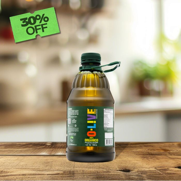 Aceite de Oliva Extra Virgen O-Live Orgánico 2 Lts