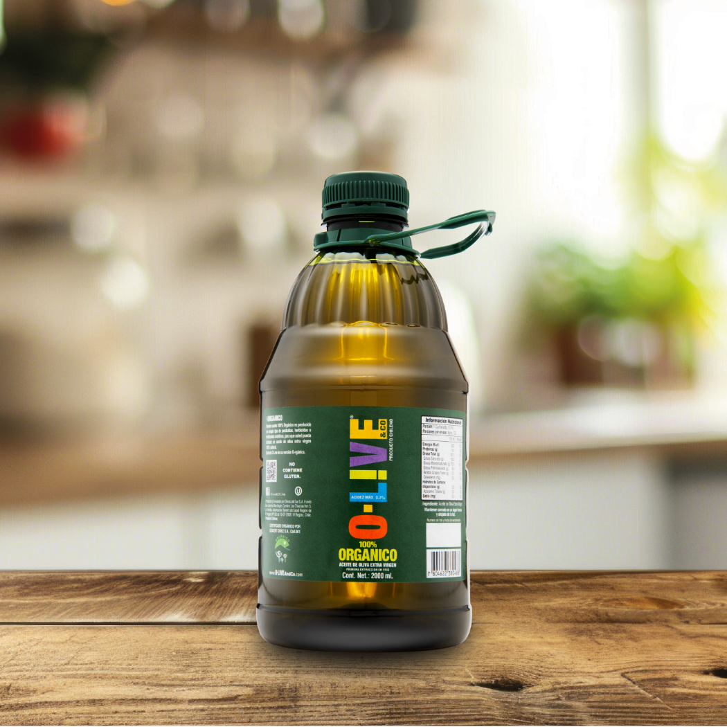 Aceite de Oliva Extra Virgen O-Live Orgánico 2 Lts
