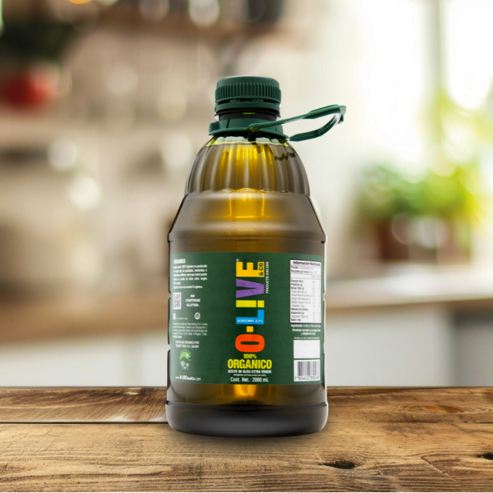 Aceite de Oliva Extra Virgen O-Live Orgánico 2 Lts