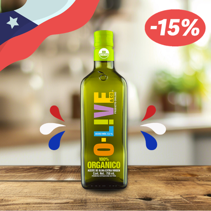 Aceite de Oliva Extra Virgen O-Live Orgánico 750ml