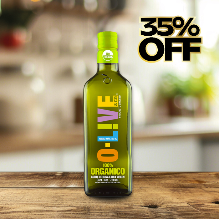 Aceite de Oliva Extra Virgen O-Live Orgánico 750ml