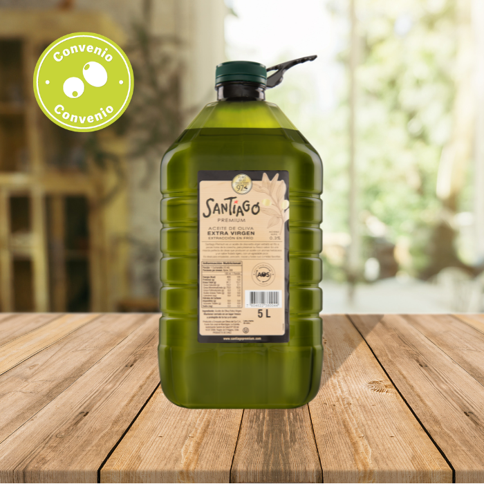 Aceite de Oliva Extra Virgen Santiago Premium 5 Lts.