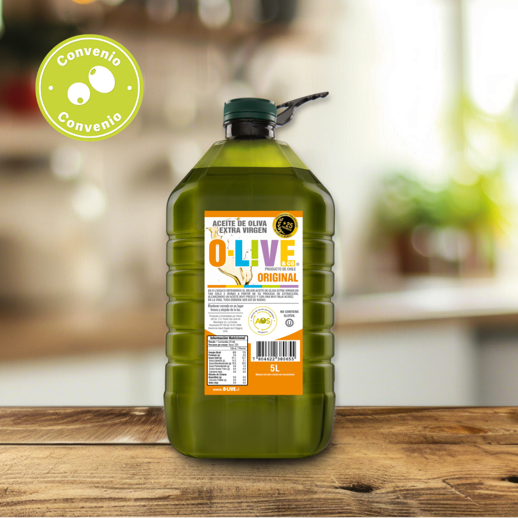Aceite de Oliva Extra Virgen O-Live 5 Lts.