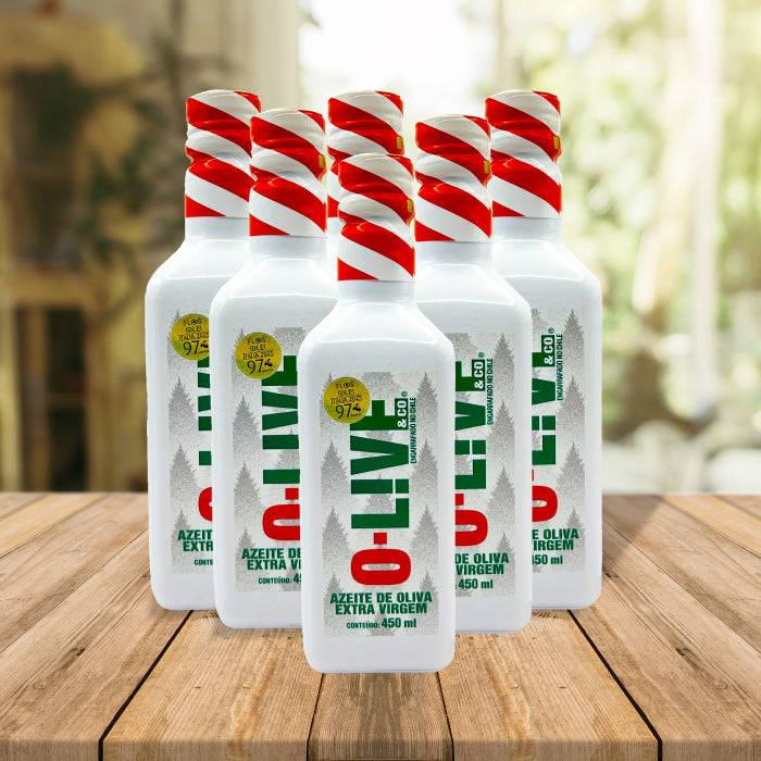 Aceite de Oliva Extra Virgen O-Live Navideño 450ml x12 Unidades