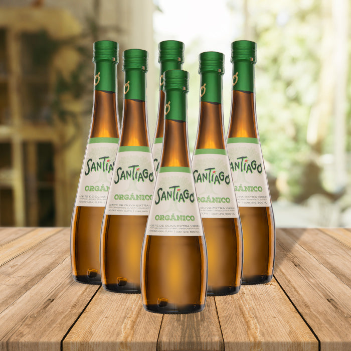 Aceite Orgánico Santiago Caja 6 Unid. 500ml