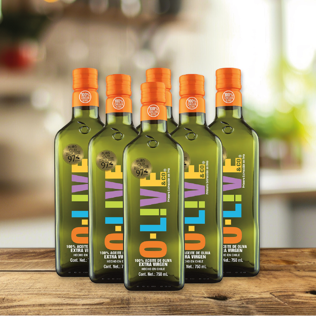 Aceite de Oliva Extra Virgen O-Live 750ml x6 Unidades
