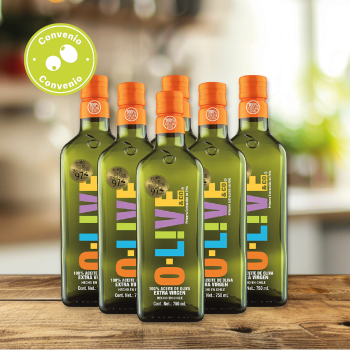 Aceite de Oliva Extra Virgen O-Live 750ml x6 Unidades.
