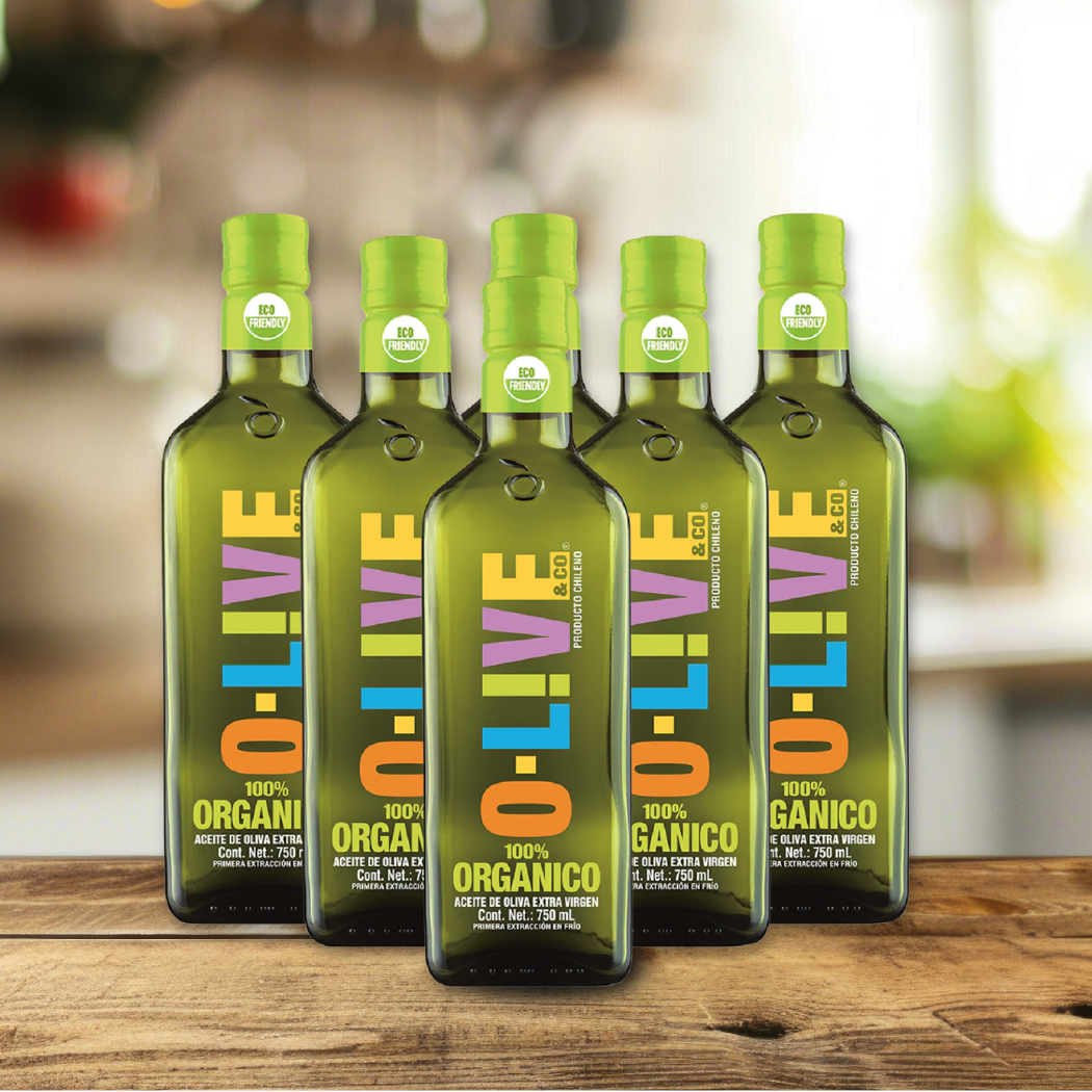 Aceite de Oliva Extra Virgen O-Live Orgánico 750ml x6 Unidades