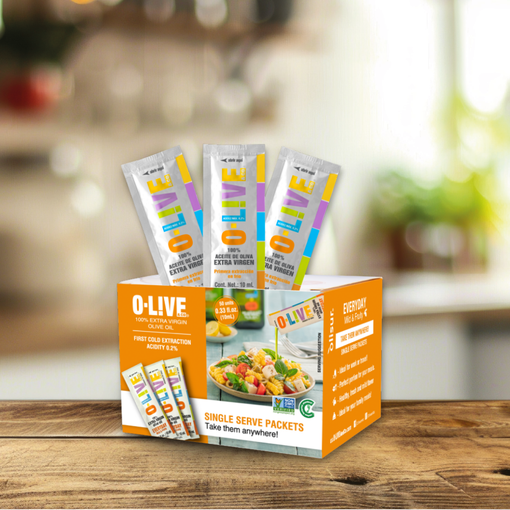 Aceite de Oliva Extra Virgen O-Live Sachets 10ml x50 Unidades