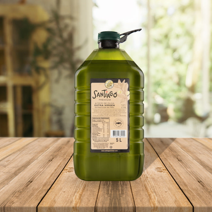Aceite de Oliva Extra Virgen Santiago Premium 5 Lts